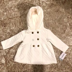 NWT CARTER’S Quilted Peplum Coat - 6M